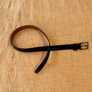 Kirkland Signature Black Italian Leather Belt